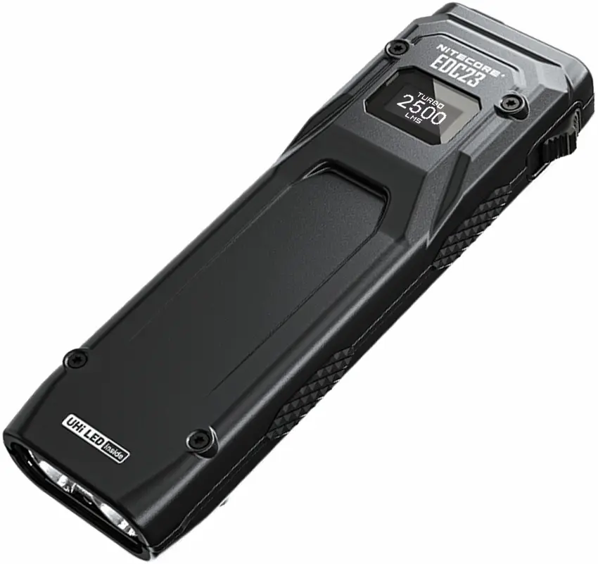 Nitecore EDC23 Oplaadbare Zaklamp – 2500 Lumen – OLED Display – USB-C – Compact & Krachtig