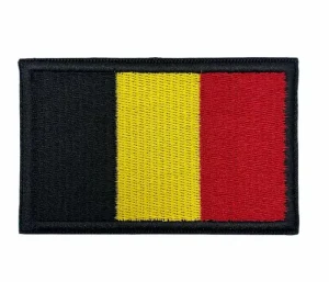 Patch Belgische Vlag – Velcro Klittenband – 8 x 5 cm