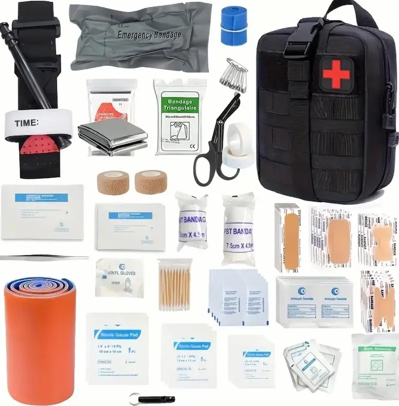156-delige EHBO Set – Compleet, Compact & Direct Inzetbaar met MOLLE-pouch