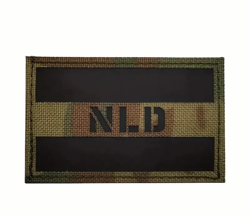 Patch – NLD Camouflage – Nederlandse Tactische Patch met Klittenband – 8x5 cm