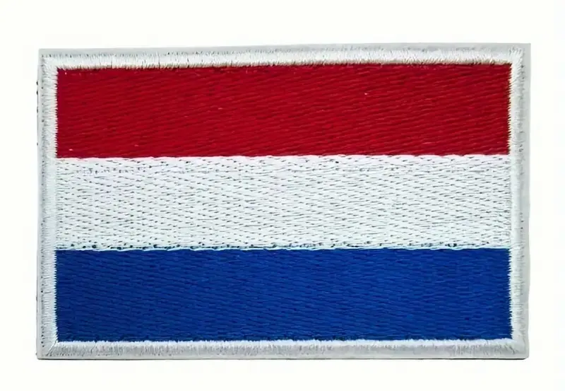 Patch Nederlandse Vlag – Velcro Klittenband – 8 x 5 cm