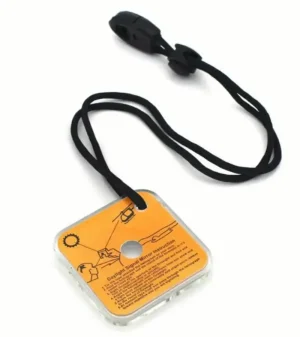 Signaalspiegel – Reflecterende Noodspiegel – Compact & Lichtgewicht voor Survival
