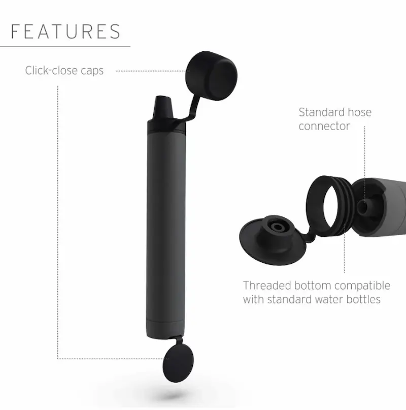 LifeStraw Peak Series Personal Waterfilter – Lichtgewicht Waterfilterrietje 4000L - Afbeelding 3