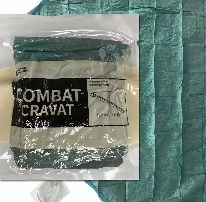 Combat Cravat – Multifunctioneel Driehoeksverband – Rhino Rescue - Afbeelding 2
