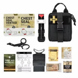 tactische trauma kit met chest seals en tourniquet