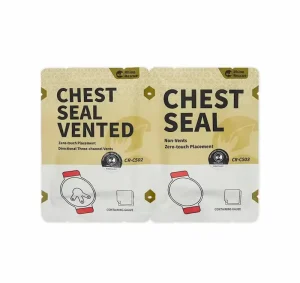 rhino rescue chest seal vented en non vented set
