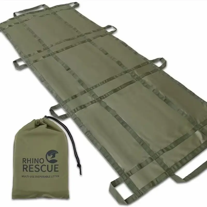 rhino rescue evacuatie draagdoek groen