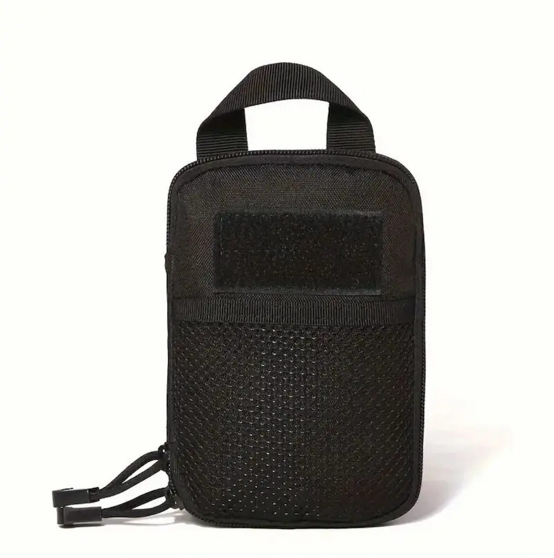 tactical edc pouch organizer zwart voor survival