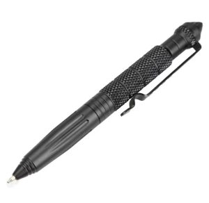 Tactische pen zwart - Multifunctionele pen met glasbreker en zelfverdedigingstool
