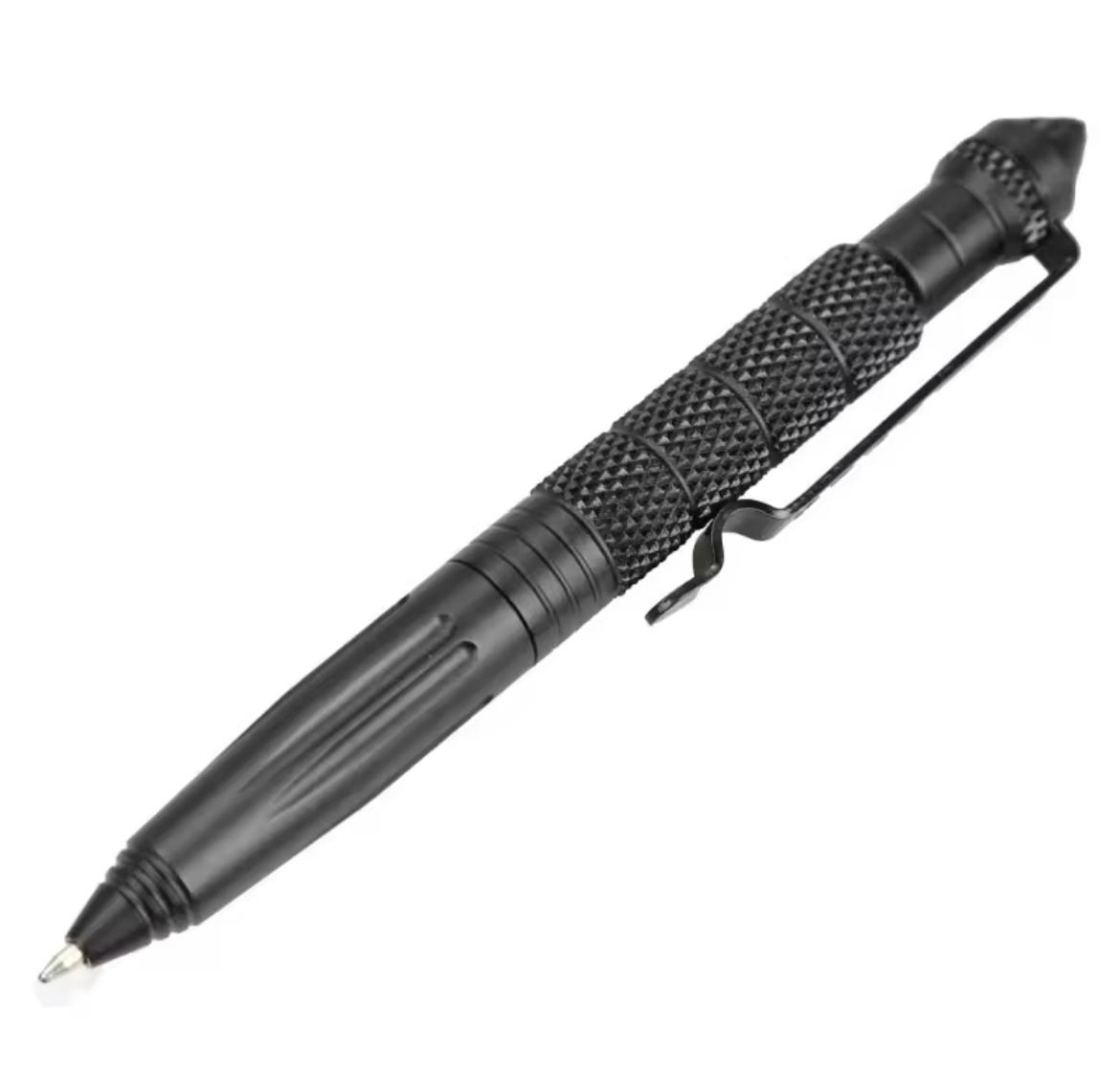 Tactische pen zwart - Multifunctionele pen met glasbreker en zelfverdedigingstool