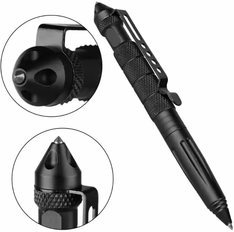 Tactische Pen – Multifunctionele pen met glasbreker & zelfverdedigingstool - Afbeelding 2